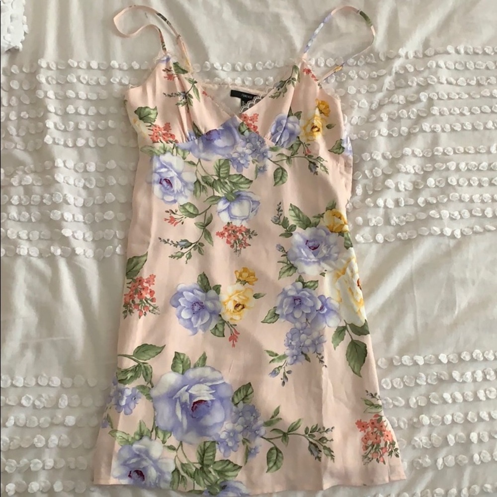 floral mini dress